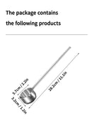 Axyaa Stainless Steel Long Handle Seasoning Ladle Spoon