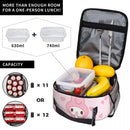 Axyaa Melody Insulated Lunch Bag - Reusable Thermal Cooler for School and Work