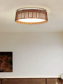 Axyaa Wabi Sabi Rattan Master Bedroom Ceiling Light Zen Tea Room Retro Chinese Style