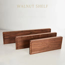 Axyaa Walnut Mirror Front Desk Storage Rack