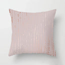 Axyaa Pink Geometric Print Decor Pillow Cover for Modern Luxury Home
