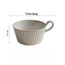Axyaa Ceramic Baking Pan Set Retro Pattern Household Kitchen Dinnerware Bowls Plates