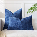 Axyaa Chenille Cushion Cover Solid Color Elegant Square 45x45cm 50x50cm