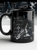 Axyaa Space Shuttle Ceramic Mug - NASA Inspired Sci-Fi Design, Durable & Perfect for Space Enthusiasts