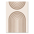 Bohemian Leaf Canvas Poster for Modern Living Room Decor - Axyaa