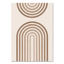 Bohemian Leaf Canvas Poster for Modern Living Room Decor - Axyaa