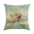 Axyaa Floral Linen Pillowcase 45x45cm