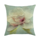 Axyaa Floral Linen Pillowcase 45x45cm