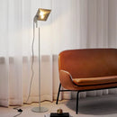 Axyaa Crystal Stainless Steel Luxury Floor Lamp for Living Room and Dining Room