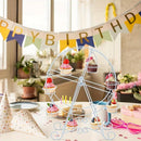 Axyaa Rotating Ferris Wheel Cupcake Stand for Wedding Party Dessert Display