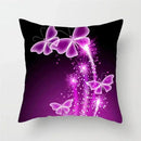 Axyaa Floral Butterfly Pillowcase for Home Decor and Events