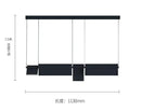 Axyaa Geometric Pendant Light for Modern Decor in Office, Living Room, Restaurant