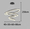 Axyaa Modern LED Pendant Light Chandeliers for Living and Dining Room