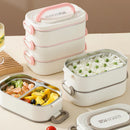 Axyaa Stainless Steel Lunch Box Set with Heat Retention for Office & Students