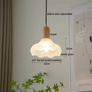 Axyaa Nordic Copper Wood LED Pendant Lamp - Modern Hanging Light Fixtures