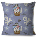 Axyaa Cat Cushion Cover: Decorative Linen Pillow for Home, Sofa, Children's Room