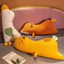 Axyaa Super Soft Stuffed Animal Plush Pillow White Swan Fox Deer Goose Toy