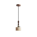 Axyaa Nordic Stone Travertine LED Pendant Light Hanging Fixture for Living Room