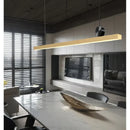 Axyaa LED Chandelier Linear Light Fixture for Dining Room Kitchen Island Living