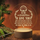 Axyaa 3D Night Light Wooden Base Acrylic LED Lamp, Personalized Gift