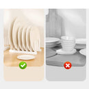 Axyaa Kitchen Dish Rack Organizer - Multifunctional Dinnerware Storage Stand