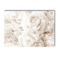 Ayat Al Kursi Islamic Canvas Print with Beige Flowers Art by Axyaa
