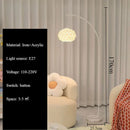 Axyaa Petal White Floor Lamp | Nordic Modern Cream Style LED Light