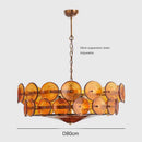 Axyaa Retro Glass Pendant Light for Designer Restaurant, Postmodern Luxury Lighting