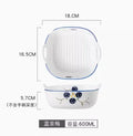 Axyaa 7-Inch Baking Bowl Double Ear Tableware Microwave Oven Rice Salad Tray
