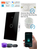 Axyaa Smart WiFi RF433 Touch Switch Voice Control App Panel Alexa Compatible