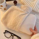 Axyaa Kawaii Plush Hot Water Bottle Bag - Period Pain Relief & Body Warmer