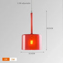 Axyaa Nordic Glass Chandelier LED Pendant Lamps Modern Home Decor