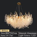 Luxury French Crystal Pendant Lights for Bedroom and Living Room by Axyaa
