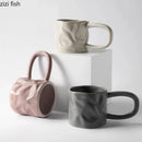 Axya Large Handle Ceramic Mug - Stylish Coffee Cup for Home and Office