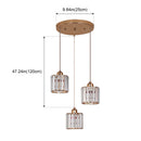 Axyaa Crystal Ceiling Lamp: Modern Nordic Chandelier for Home Hotel Decor
