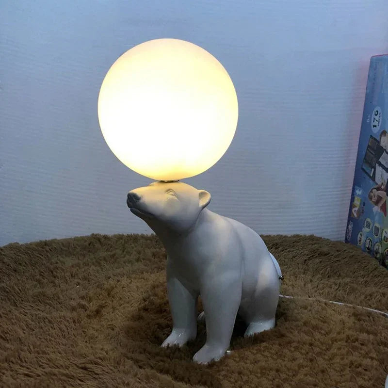 Axyaa Nordic Polar Bear LED Desk Lamp