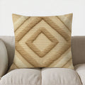 Axyaa Crosswoven Pattern Decorative Throw Pillow Cover for Sofa, Bedroom, Car