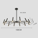 Axyaa Chandelier Pendant Lights for Dining Room Ceiling Fixture Indoor Home Decor Lamp