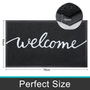 Axyaa Low Profile Welcome Mat - Indoor & Outdoor Non-Slip Door Mat
