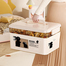 Axyaa Stackable Storage Box Organizer with Lid: Toys, Snacks, Books, Sundries Home Organization