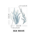 Axyaa Underwater Fish Decal for Kids Room Decor