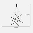 Axyaa Modern Ceiling Chandeliers - Elegant Hanging Light Fixture for Indoor Dining and Living Room