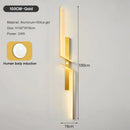 Axyaa Motion Sensor LED Wall Lights for Interior, AC85-265V
