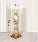 Axyaa Retro Nostalgic Resin Candlestick Set for Home Decor and Parties