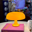Yellow Mushroom Lamp Axyaa - Modern Retro Lighting for Aesthetic Room Decor