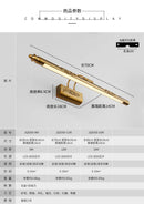 Axyaa Retro LED Mirror Headlight: Waterproof Wall Lamp for Bathroom and Mirror Cabinet