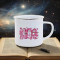 Axyaa Enamel Cup: Cute & Funny Original Anime Mug for Tea, Coffee, Beer & Travel