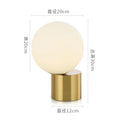 Axyaa Circular Glass Decorative Table Lamp for Bedroom, Study, Hotel