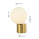 Axyaa Circular Glass Decorative Table Lamp for Bedroom, Study, Hotel