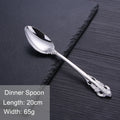 Axyaa Western Stainless Steel Cutlery Set - Luxury Tableware Dinnerware